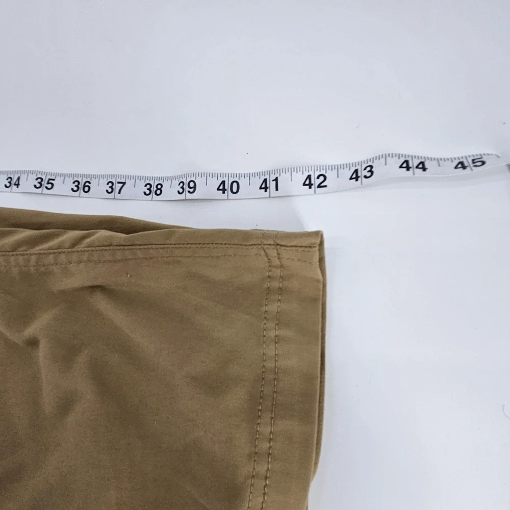 Prana Halle Hiking‎ Pants Tan Khaki Straight Leg Outdoor Size 12 Gorpcore Earthy